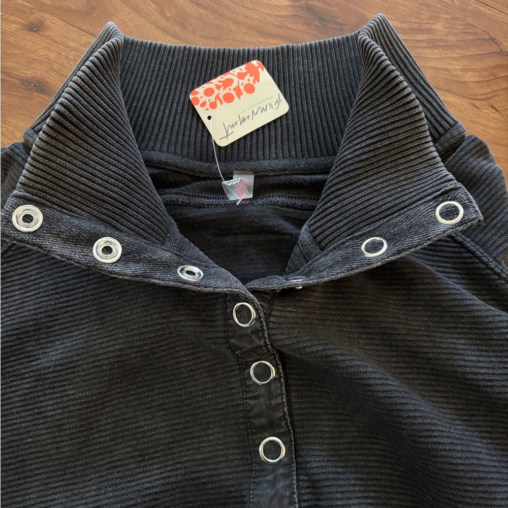 FP Movement by Free People Black Crop Top